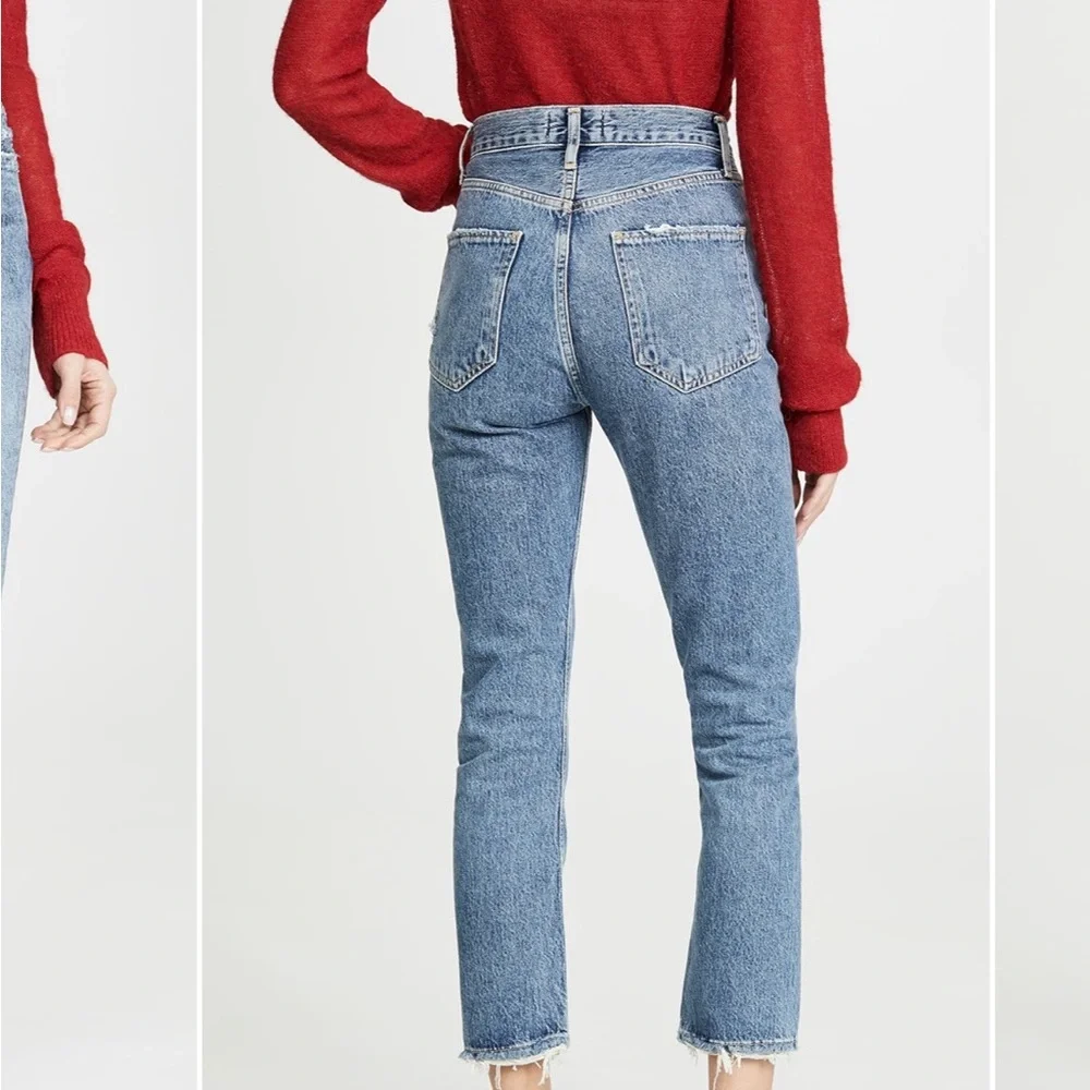 Agolde Riley High Rise Crop 26 - Picture 2 of 8